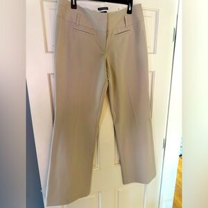 Express Editor tan trouser leg pants. Size 10 EUC